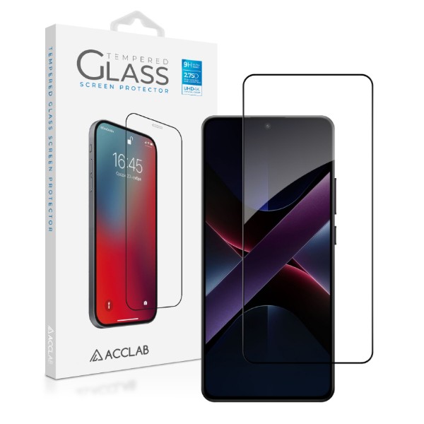 Фото - Захисне скло для смартфону ACCLAB 9H for Xiaomi Poco X7 Pro Black (1283126607844)